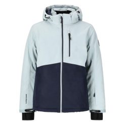 Kurtka narciarska damska Whistler Gigi W-PRO 10000. Niebieskie kurtki damskie WHISTLER, l, bez wzorów, bez kaptura, narciarskie. Za 429.99 zł.