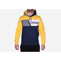 Bluza sportowa męska Mitchell & Ness Indiana Pacers. Żółte bluzy sportowe męskie Mitchell & Ness, bez wzorów, sportowe, bez kołnierzyka, bez ramiączek. Za 514.00 zł.