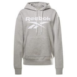 Damska bluza z kapturem Reebok Identity Logo Fleece. Fioletowe bluzy z kapturem damskie Reebok, s, bez wzorów, z bawełny, z kapturem. Za 275.15 zł.