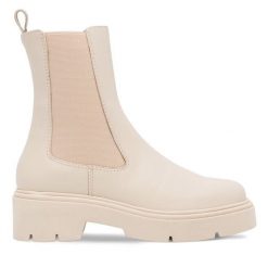 Sztyblety GINO ROSSI. Brązowe botki damskie Gino Rossi, bez obcasa, na płaskiej podeszwie, bez zapięcia. Za 349.99 zł.