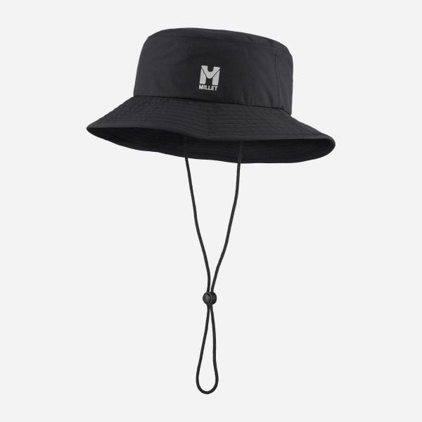 Kapelusz trekkingowy MILLET Seneca Rainproof Hat. Zielone kapelusze damskie Millet, na lato, bez wzorów, z materiału. Za 129.00 zł.