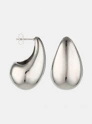 MOODE Kolczyki-wkrętki rozmiar: onesize. Szare kolczyki damskie MOODE, ze stali. Za 43.99 zł.