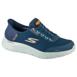 Buty do biegania męskie, Slip-Ins: Go Walk Flex - Waterproof. Niebieskie obuwie do biegania damskie Skechers. Za 429.99 zł.