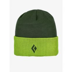 Czapka zimowa Black Diamond Fleece Beanie - green/forest. Zielone czapki męskie Black Diamond, na zimę, bez wzorów, sportowe. Za 119.99 zł.