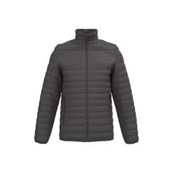 Kurtka puchowa iDeal Basic Brand. Szare kurtki męskie Ideal, m, bez wzorów, z materiału, bez kaptura. Za 190.50 zł.