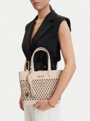 Nine West Torebka CEO-Essex Light-LDA8698A Beżowy. Brązowe torebki klasyczne damskie Nine West, bez wzorów, ze skóry, bez dodatków. Za 249.99 zł.