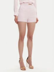 Elisabetta Franchi Szorty materiałowe SH-007-51E2-V240 Różowy Regular Fit. Czerwone szorty damskie Elisabetta Franchi, bez wzorów, z materiału. Za 499.99 zł.