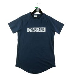 Second life - T-shirt męski Gymshark Block - Stan bardzo dobry. Niebieskie t-shirty męskie Gymshark, m, bez wzorów, z dresówki, bez kołnierzyka. Za 63.86 zł.