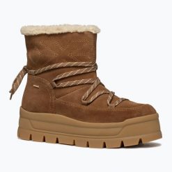 Śniegowce Geox Spherica™ EC7.1 ABX. Brązowe śniegowce damskie Geox. Za 721.50 zł.
