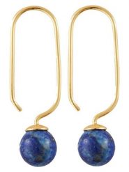 Design Letters Pozłacane kolczyki rozmiar: onesize. Niebieskie kolczyki damskie Design Letters, pozłacane. Za 296.56 zł.