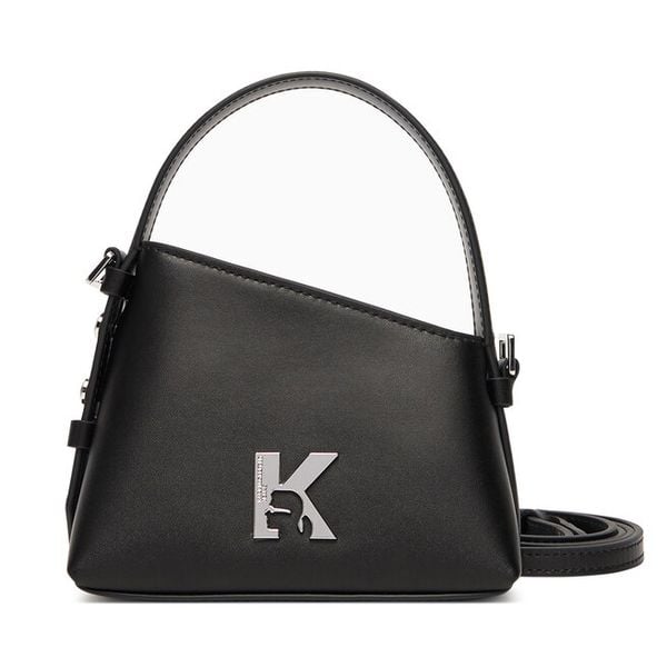 Torebka Karl Lagerfeld Jeans. Czarne torebki klasyczne damskie Karl Lagerfeld Jeans, bez wzorów, z jeansu, bez dodatków. Za 409.99 zł.