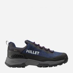 Buty turystyczne męskie Millet Ubic Low GoreTex. Niebieskie buty trekkingowe męskie Millet, z gore-texu, bez zapięcia, trekkingowe, gore-tex. W wyprzedaży za 679.00 zł.