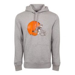 Bluza z kapturem Cleveland Browns NFL. Szare bluzy z kapturem męskie New Era, m, z dresówki. W wyprzedaży za 230.50 zł.
