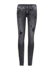 Herrlicher Dżinsy - Skinny fit - w kolorze antracytowym rozmiar: W33/L30. Czarne jeansy damskie Herrlicher. Za 180.06 zł.
