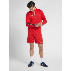 Hummel bluza sportowa na trening hml Authentic Half Zip Sweatshirt. Czerwone bluzy bez kaptura męskie HUMMEL, xl. Za 160.00 zł.