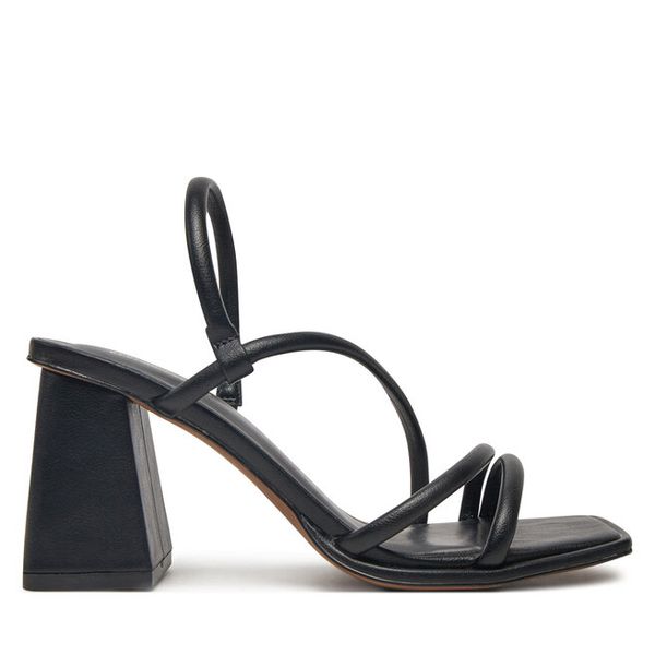 Sandały Call It Spring. Czarne sandały damskie Call It Spring, bez wzorów, bez obcasa, na słupku. Za 149.99 zł.