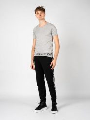 Emporio Armani T-shirt "V-Neck" | 111760 3R755 | Mężczyzna | Szary Melanż. Szare t-shirty męskie Emporio Armani, m, bez wzorów, z bawełny, bez kołnierzyka. W wyprzedaży za 199.00 zł.