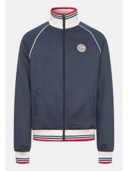 Derbe Kurtka w kolorze szaro-biało-czerwonym rozmiar: M. Białe kurtki męskie Derbe, m, bez wzorów, z bawełny, bez kaptura. Za 213.69 zł.