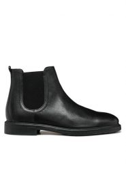 Geox Sztyblety U Tiberio U46G5A 000JD C9999 Czarny. Czarne sztyblety męskie Geox, z materiału, bez zapięcia. Za 609.99 zł.