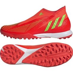 Buty adidas Predator Edge.3 Ll Tf GV8533 czerwone pomarańcze i czerwienie. Czerwone buty fitness męskie do piłki nożnej. Za 459.81 zł.