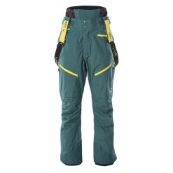 Spodnie narciarskie męskie Elbrus Svean - zielone, Rozmiar M. Zielone spodnie materiałowe męskie ELBRUS, bez wzorów, z elastanu. Za 559.00 zł.