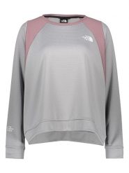 The North Face Bluza polarowa "Plus" w kolorze szaro-jasnoróżowym rozmiar: 3X. Różowe bluzy bez kaptura damskie The North Face, z materiału. Za 144.92 zł.