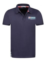 Geographical Norway Koszulka polo "Koffroy" w kolorze granatowym rozmiar: XL. Niebieskie koszulki polo męskie Geographical Norway, xl, bez wzorów, z bawełny, bez ramiączek. Za 118.56 zł.