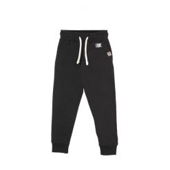 Spodnie dresowe z bawełna z kieszenie na czas wolny. Czarne spodnie sportowe damskie LEONE 1947 APPAREL, z bawełny, na fitness i siłownię. W wyprzedaży za 79.36 zł.