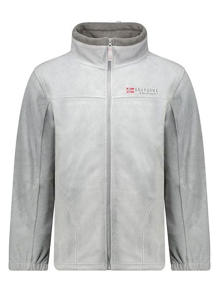 ANAPURNA Kurtka polarowa "Uranium" w kolorze szarym rozmiar: 3XL. Szare kurtki męskie ANAPURNA, xl, bez wzorów, z polaru, bez kaptura. Za 82.99 zł.