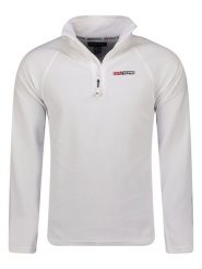 Geographical Norway Bluza polarowa "Tug" w kolorze białym rozmiar: M. Białe bluzy bez kaptura damskie Geographical Norway, m, z materiału. Za 74.81 zł.