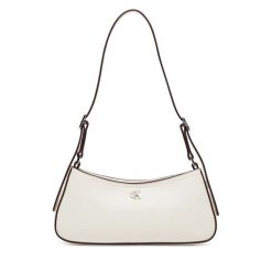 Torebka Calvin Klein. Białe torebki klasyczne damskie CALVIN KLEIN, bez wzorów, bez dodatków. Za 269.99 zł.