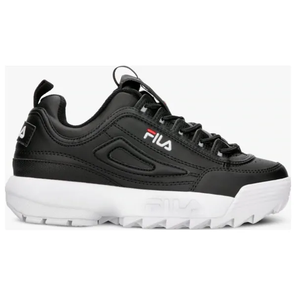Fila Disruptor Low Wmn buty damskie, czarny, rozmiar 5,5. Czarne buty sportowe na co dzień damskie Fila, bez wzorów, z gumy. W wyprzedaży za 399.49 zł.
