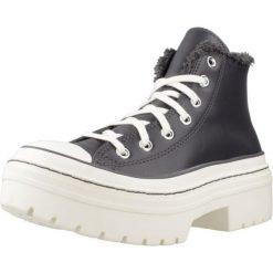 Buty CONVERSE CTAS LUGGED HEEL HI Niebieski. Niebieskie buty sportowe na co dzień damskie Converse, bez wzorów, ze skóry. Za 321.99 zł.