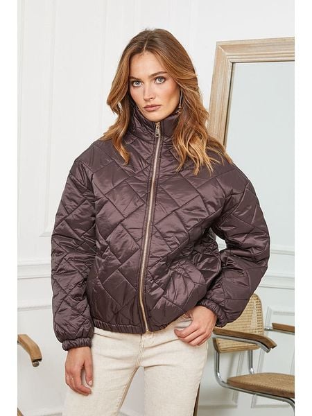 Joséfine Kurtka pikowana "Demi" w kolorze brązowym rozmiar: XL. Brązowe kurtki damskie Joséfine, xl, bez wzorów, bez kaptura. Za 283.48 zł.