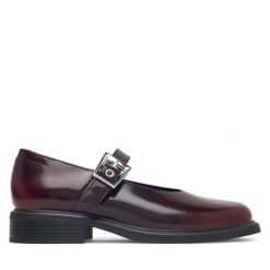Półbuty Vagabond Shoemakers. Czerwone półbuty damskie Vagabond Shoemakers, bez wzorów, bez obcasa, na płaskiej podeszwie. Za 609.99 zł.