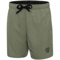 Spodenki kąpielowe męskie Aqua Speed Dylan. Zielone kąpielówki męskie Aqua-Speed, m, bez wzorów. Za 79.99 zł.