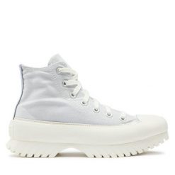 Botki Converse. Niebieskie botki damskie Converse, retro, bez obcasa, na płaskiej podeszwie, bez zapięcia. Za 379.99 zł.