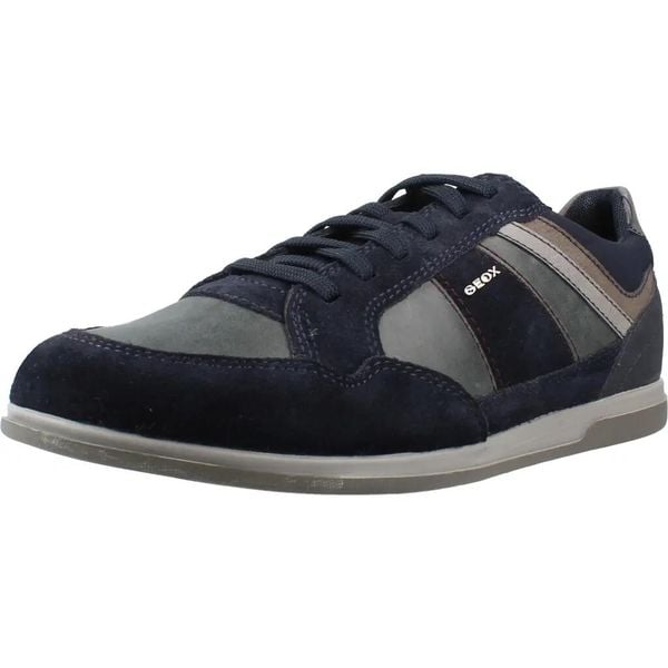 Buty GEOX U254GB 022 Niebieski. Niebieskie buty fitness męskie Geox, na fitness i siłownię. Za 294.99 zł.