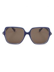 Polaroid Damskie okulary przeciwsłoneczne w kolorze granatowo-brązowym rozmiar: 56. Brązowe okulary przeciwsłoneczne damskie Polaroid. Za 162.87 zł.