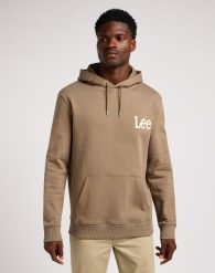 MĘSKA BLUZA Z KAPTUREM LEE WOBBLY LEE HOODIE PEBBLE 112349358 LM54015544. Bluzy z kapturem męskie Lee, m. Za 169.99 zł.