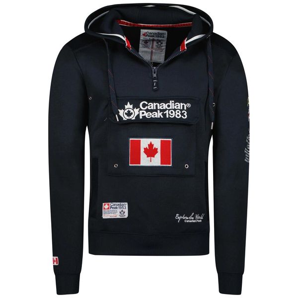 Bluza Canadian Peak GALAPAGOS NAVY CP MEN 054 POP (RBMWW3828H/CP-MARINE). Niebieskie bluzy bez kaptura męskie Canadian Peak. Za 169.00 zł.