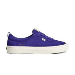 Trampki zamszowe Cariuma OCA Low Liberty Purple Suede. Fioletowe trampki i tenisówki męskie CARIUMA, bez wzorów, z zamszu, bez zapięcia. Za 499.99 zł.