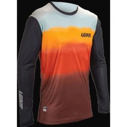 Bluza rowerowa męska Leatt Jersey MTB Gravity 3.0. Czerwone bluzy bez kaptura męskie LEATT, bez wzorów, z jersey, sportowe, bez kołnierzyka, bez ramiączek. Za 267.99 zł.
