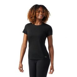 Koszulka z krótkim rękawem damska Smartwool Merino Ss Tee Women s. Czarne bielizna termoaktywna damska Smartwool, s, bez wzorów, z wełny. Za 379.99 zł.