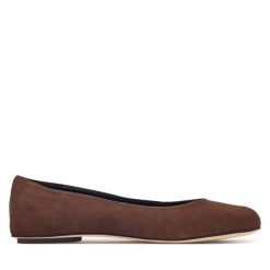 Baleriny Weekend Max Mara. Brązowe baleriny damskie Weekend Max Mara, bez wzorów, bez obcasa. Za 1,389.00 zł.