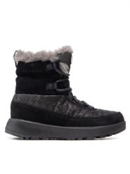 Columbia Śniegowce Slopeside Peak Luxe BL5106 Czarny. Czarne śniegowce damskie Columbia, ze skóry. Za 273.99 zł.