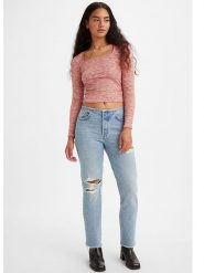 Levi´s Dżinsy "501" - Regular fit - w kolorze błękitnym rozmiar: W31/L32. Niebieskie jeansy damskie . Za 180.06 zł.