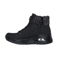 Buty damskie SKECHERS Uno Rugged Darling Daze. Czarne buty sportowe na co dzień damskie Skechers, bez wzorów, ze skóry. Za 339.99 zł.