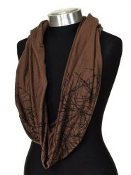Buff Szal-koło w kolorze brązowym ze wzorem - (D)77 x (S)62 cm rozmiar: onesize. Brązowe szaliki i kominy damskie Buff, bez wzorów, z materiału. Za 97.05 zł.