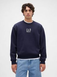 GAP Bluza w kolorze granatowym rozmiar: XXL. Niebieskie bluzy bez kaptura męskie GAP, xxl, z bawełny. Za 144.92 zł.